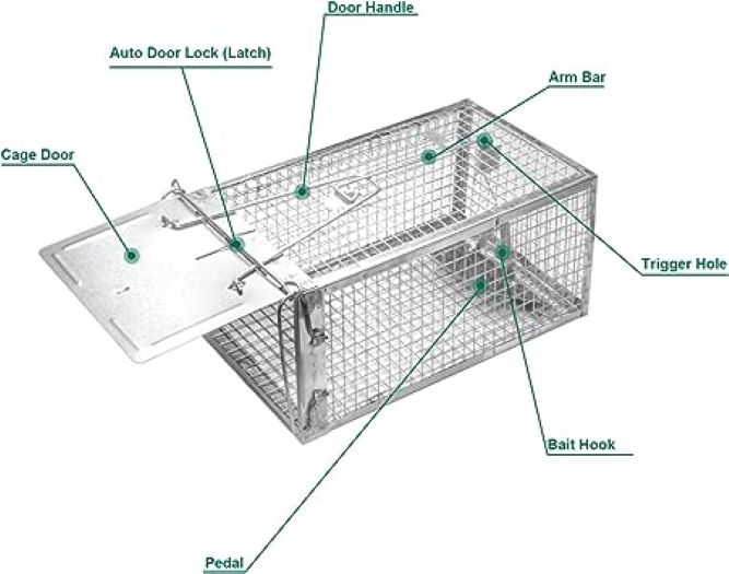 SZHLUX Rat Trap, Mouse Trap work for Indoor and Outdoor, Small Rodent