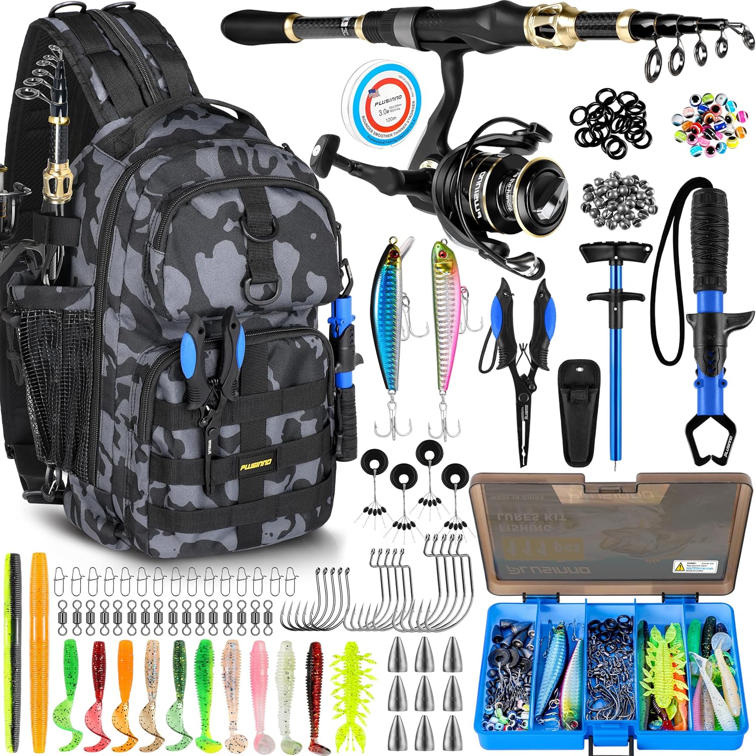 PLUSINNO-Fishing-Backpack-Combos-Waterproof | letsgooutfishing