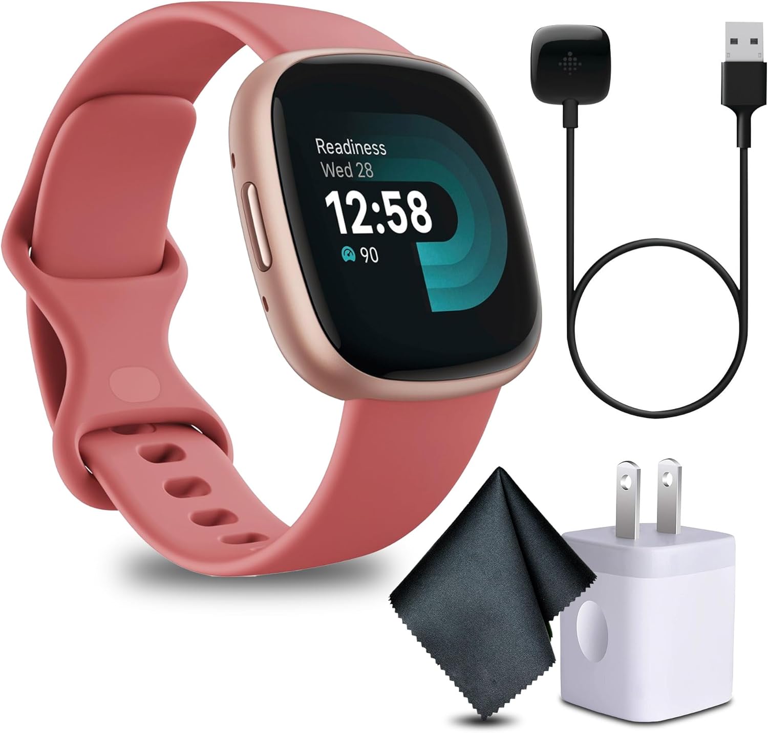 Fitbit Versa 4 Fitness Smartwatch with Daily Readiness, GPS, 24/7 Heart